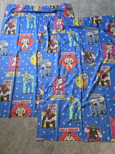 Vintage wwf wrestling curtain - vintage,