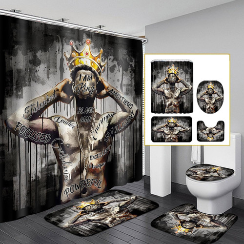 Black african king - black,