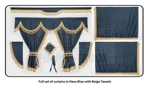 Truck curtains for man - man, navy