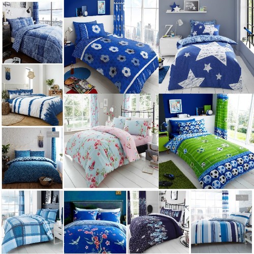 Luxury printed blue duvet - luxury,