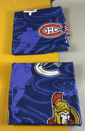 Vtg nhl hockey - logo, pair