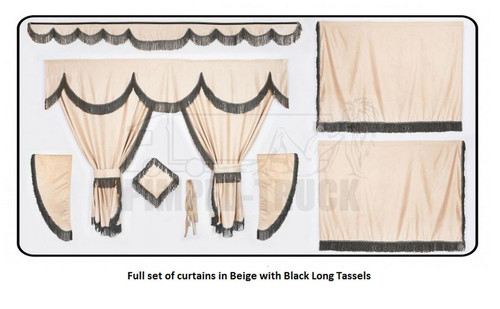 Truck curtains for - man, beige