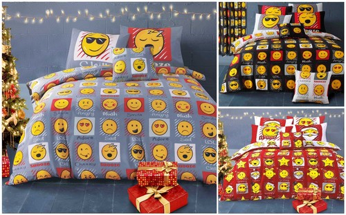Emotion faces duvet quilt - faces,