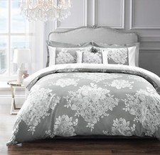 Jacquard Bedding Set Silver