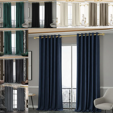 100% Blackout Curtains Pair