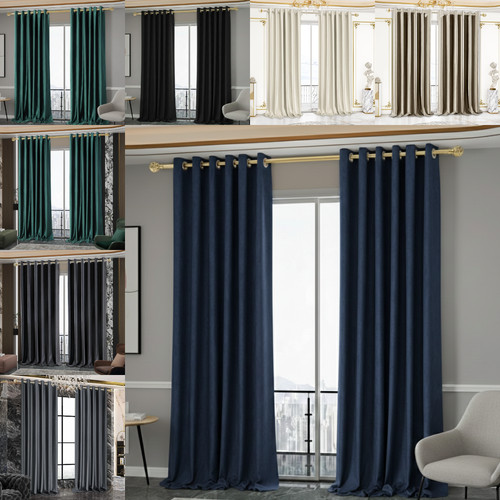 100 blackout curtains pair - blackout,