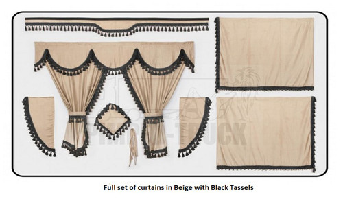 Truck curtains for man beige - man,