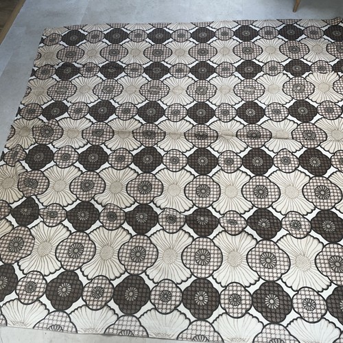 Pair vintage 70s curtains - of,