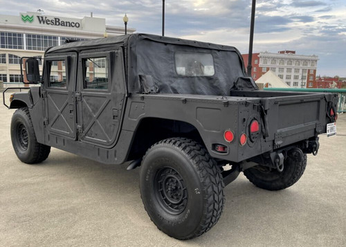 Humvee man black soft top - humvee,